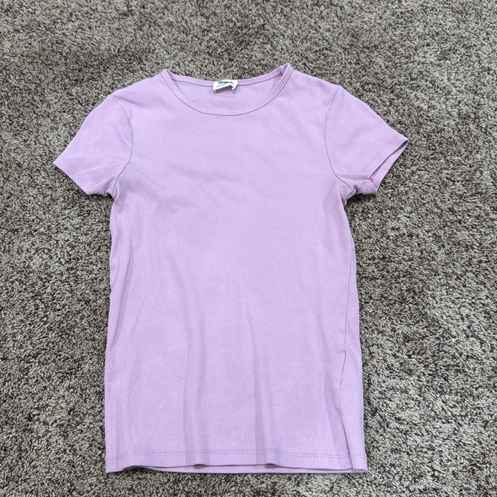 Purple/pink cotton on tee!
